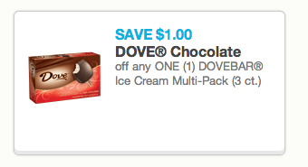 Dove Ice Cream Coupon