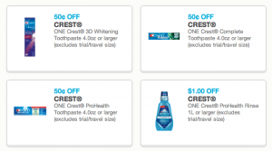 Crest Coupons