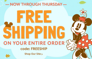 Free Shipping at Disney