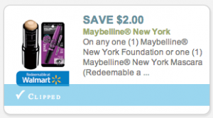 Maybelline Printable Coupons: $2 Off Maybelline New York