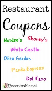 Restaurant Coupons