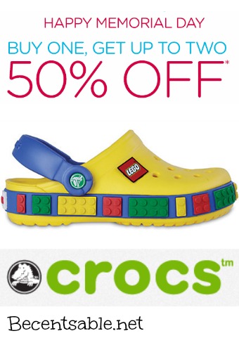 crocs memorial day sale