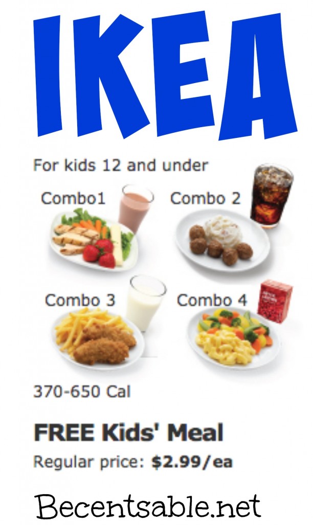 IKEA Kids Eat Free
