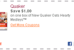 New Coupons (Quaker, Tic Tac & More)