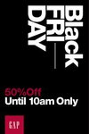 Gap-50% off on Black Friday