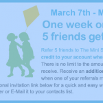 Refer 5 Friends and Get $20 Credit