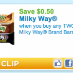 $.50 off Milky Way