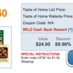 Expired-Taste of Home Cookbooks: 5 Cookbooks for $3.50 Shipped