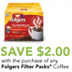 Folgers Coffee: $2 off Coupon