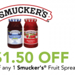 Smucker’s: $1.50 off Coupon