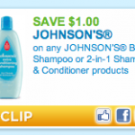 Johnson’s Baby Products: $1 off Coupon