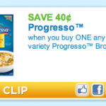 Progresso Broth: $.40 off Coupon