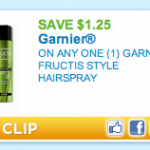 $1.25 off Garnier