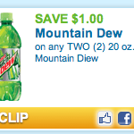 HOT-$1 off Mountain Dew