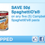 Campbell’s Spaghetti0’s – Coupon and Deal