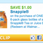 Rare – $1 off Snapple