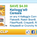 $4 off Kellogg’s