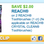 $2 off Reach Toothbrush and Deals