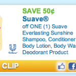 Suave Coupon and $.47 Deodorant