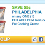 $.55 off Philadelphia Cooking Creme