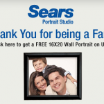 FREE 16×20 Wall Portrait ($69.99 Value)