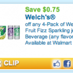 Welch’s Fruit Fizz Juice – $.75 off Coupon