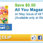 All You Magazine – $.50 off Coupon