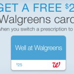 Walgreens -$25 Gift Card