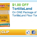 $1 off Flour Tortillas