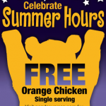 Panda Express – FREE Orange Chicken