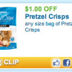 $1 off Pretzel Crisps