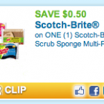 $.50 off Scotch-Brite Scrub Sponge