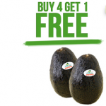 Avocados: Buy 4 Get 1 FREE