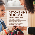 Olive Garden: Free Kid’s Meal