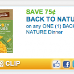 Back to Nature: $.75 off Coupon