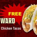 Del Taco: FREE Grilled Chicken Tacos