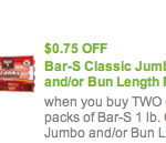 Bar-S Coupon