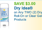 $3 Off Dry Idea Products