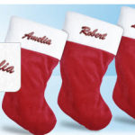 Embroidered Stockings: $7.99 Shipped