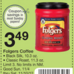 Folgers Coffee: $2.99 at Walgreens