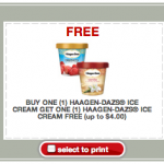 Haagen-Dazs: BOGO FREE