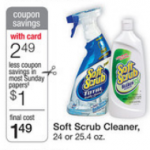 $1/1 Soft Scrub Coupon And Deals