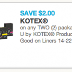 $2 Off Kotex