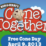 Ben And Jerry’s: FREE Cone Day