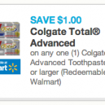 Colgate Total Advanced Coupon = FREE At WalMart