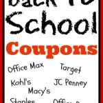 Back To School Printable Coupons