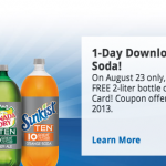 Kroger: FREE Bottle of TEN Soda