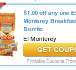 El Monterey Coupon: FREE Breakfast Burritos