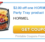 Hormel Party Tray Coupon