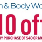 Bath & Body Works Coupons: $10 Off Coupon